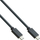 Kabllo USB InLine 35706A, USB C në USB C, 0.5 m, e zezë