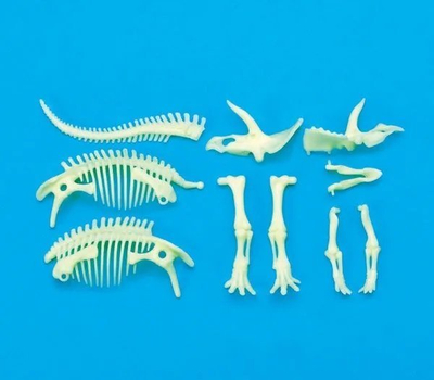 Set ndërtimi The Original Glow Stars Triceratops Skeleton, dinozaur që ndriçon në errësirë, për fëmijë 3+