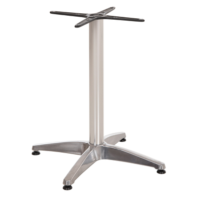 Bazë tavoline Aluminum HM448, 66x66x69 cm, krahë 45x45 cm, krom