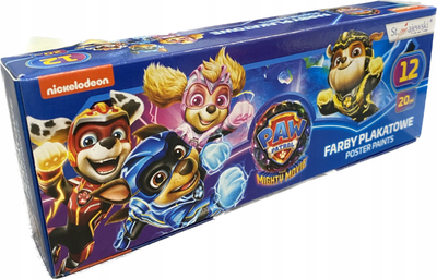 Ngjyra plakat St. Majewski PAW Patrol, 12 ngjyra, 20ml