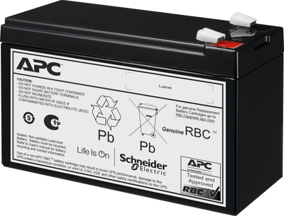Bateri UPS APC APCRBC177, zëvendësuese, plumb-acid, e zezë