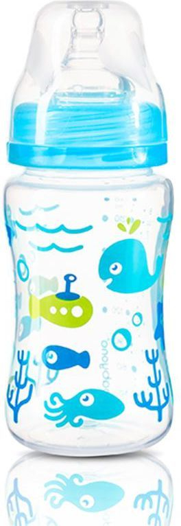 BabyOno Антиколична Широкоотворена Шише, 240 ml