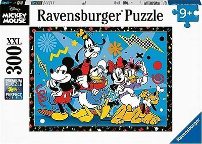 Puzzle Ravensburger Disney Mickey Mouse 13386, 300 copa XXL, për kalamaj 9+, shumngjyrësh