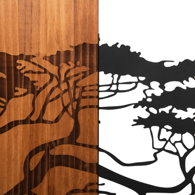 Dekor muri Tree Figure 148x3x70Hcm (HM4653)