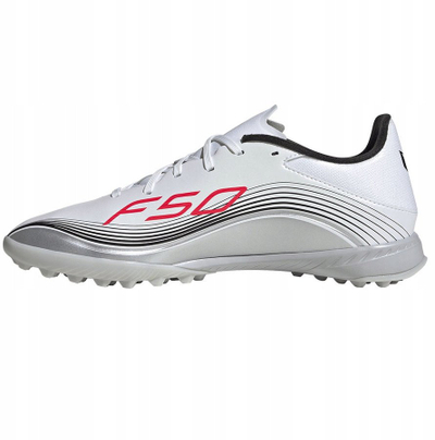 Këpucë futbolli Adidas F50 Messi League TF M JP7448, për terren artificial, shumëngjyrëshe