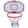 Set basketbolli Enero Cyklon 01, tabelë 71x45 cm, unazë 40 cm, e bardhë kuqe blu