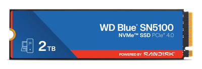 SSD i brendshëm SanDisk WD Blue SN5100, 2TB, M.2 2280, PCI Express 4.0 x4