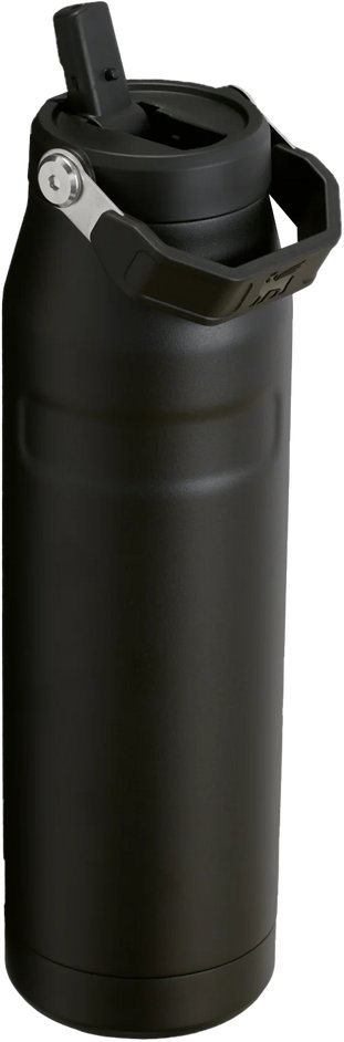 Shishe uji Stanley Iceflow Bottle Flip Straw 2.0, 1.06L, e zezë