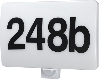 Llambë murale LED Maclean MCE466 W, 20W, sensor lëvizjeje dhe muzgu, IP65, e bardhë