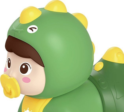 Lodër interaktive Woopie Crawling Baby, me muzikë dhe drita, për kalamaj 18m+, jeshile