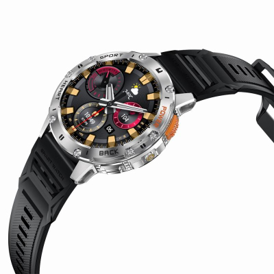 Ora e zgjuar Gravity GT22-2, ekran me ngjyra, Bluetooth, ngjyrë argjendi