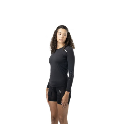 Bluzë bazë Bauer Baselayer Long Sleeve W, mëngë të gjata, për femra, e zezë