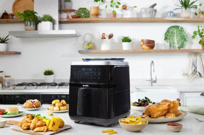 Fritezë me ajër të nxehtë Breville VDF133X, 7L, 1700W, e zezë