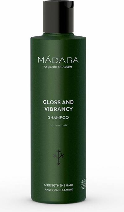 Shampo për shkëlqim të flokëve Madara Gloss and Vibrancy kDKR9420, 250 ml