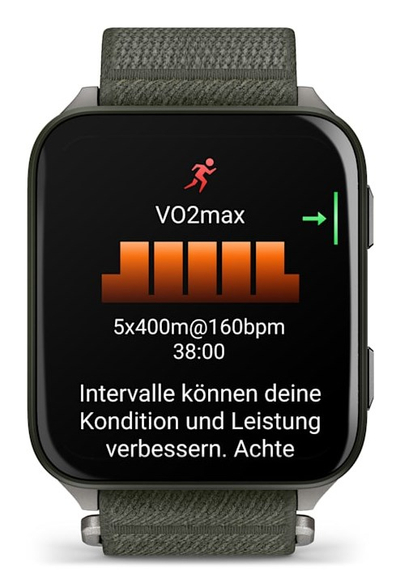 Ora smartwatch Garmin Venu Sq 3, GPS, ekran AMOLED, ngjyrë moss