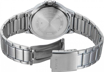Orë dore Casio LTP V300D 7A2UDF, çelik inox, mban ujë deri në 30m, argjendtë