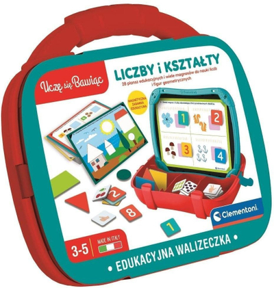 Lodër edukative Clementoni Learning Case, forma edhe numra, shumëngjyrëshe