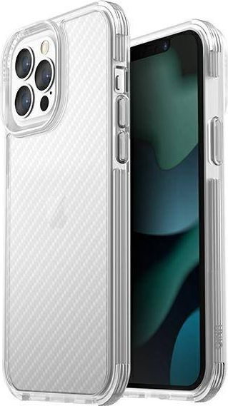 Mbrojtëse telefoni Uniq Combat për iPhone 13 Pro / 13 6.1\", aramid, gri frost