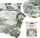 Komplet çarçafësh Universal Mat Palm Leaves, 220x200 cm, pambuk 100%, jeshile