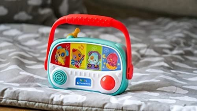 Lodër edukative Clementoni Baby Radio, muzikë dhe drita, 6+ muajsh, shumëngjyrëshe
