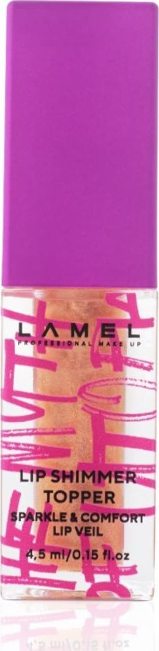 Lip gloss LAMEL The Myth of Utopia Lip Shimmer Topper, shkëlqyes, 4.5 ml, transparent