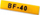 Profil shënimi kabllosh IHL Yellow BF-40, 2.5mm², 150m, portokalli
