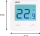Termostat mur ENGO E10, digjital, 230 V, i bardhë