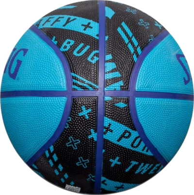 Top basketbolli Spalding Space Jam Tune Squad IV 84-598Z, nr. 7, për jashtë, blu