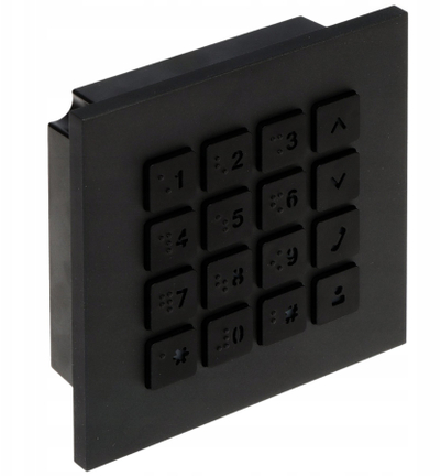 Modul tastierë Dahua VTO4103FB-MK, numerike, për interkom VTO4103FB, i zi