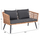 Set kopshti lounge 4-copë Freja (HM6057.03), bezhë