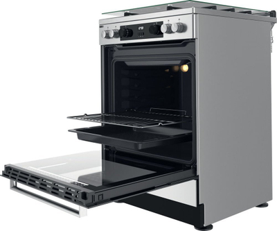 Sobë me gaz Whirlpool WS68G8CHX/E, 60cm, 4 vatra, inoks