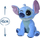 Lodër pelushi Disney Stitch, 45cm, blu