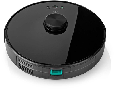 Роботска правосмукалка Nedis SmartLife, LiDAR, Wi‑Fi, резервоар 0.6L, црна