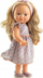 Кукла за стилизирање Djeco Lovely, 32 cm, долга коса, фустан со цветови, русокоса