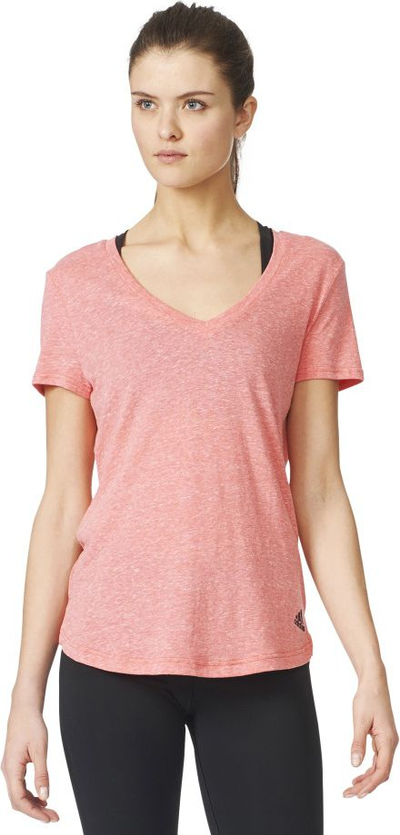 Maicë për femra Logo V-Tee, rozë, masa S (AZ3062)