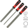 Set turpish druri Dedra 06C023, 3 copë, 200 mm, kuqe e zezë