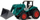 Set lodrash Leantoys Power Super Truck, xhip me rimorkio, eskavator me fërkim, i kuq