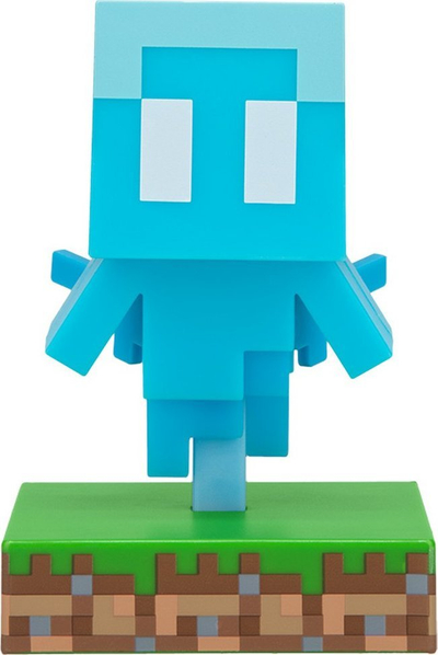 Dritë dekorative Paladone Minecraft Allay Icon Light, 11cm, me bateri, shumëngjyrëshe
