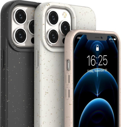 Kapak telefoni Hurtel Eco Case iPhone 14 Plus, silikon i biodegradueshëm, vjollcë