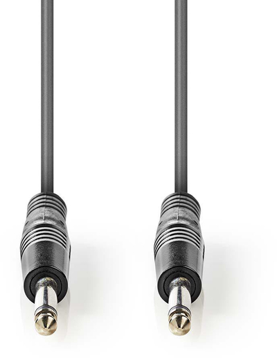 Kabllo audio Nedis OnStage Series, 1.5 m, jack mono mashkull–mashkull, jeshile e errët