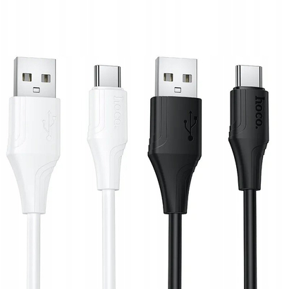 Kabllo karikimi HOCO Bien X124 Type C, 1m, 2.3A, e zezë