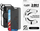 Set mbrojtës CARE by PanzerGlass 3‑në‑1, për iPhone 16, xham privacy, kapak me MagSafe, i zi