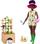 Kukull Barbie Mattel Gardening Playset, set kopshti me aksesorë, për kalamaj 3+ vjeç, shumëngjyrëshe
