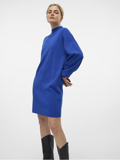 Fustan për Femra Vero Moda VMNANCY Loose Fit 1024911, blu