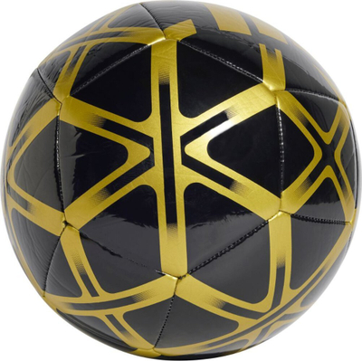Top futbolli adidas Starlancer Club JH3748, PU, fshikëz butili, i zi ari
