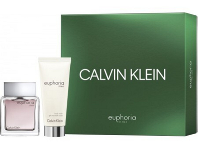 Set Calvin Klein, Eau de Toilette Euphoria Men 50 ml + xhel dushi 100 ml
