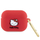 Etui silikoni Hello Kitty për AirPods Pro 1 2, me karabinier, fuxhia