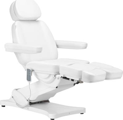 Електрична столица за педикир SILLON CLASSIC, 3 мотори, бела