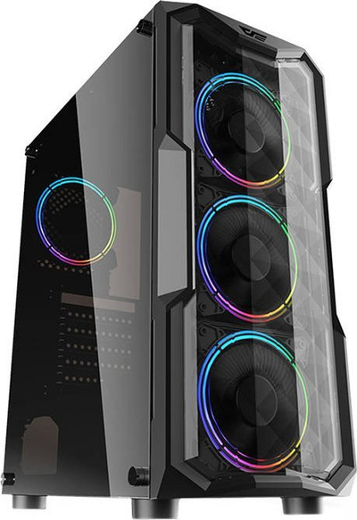 Kasë Darkflash Aquarius Acrylic, Midi Tower