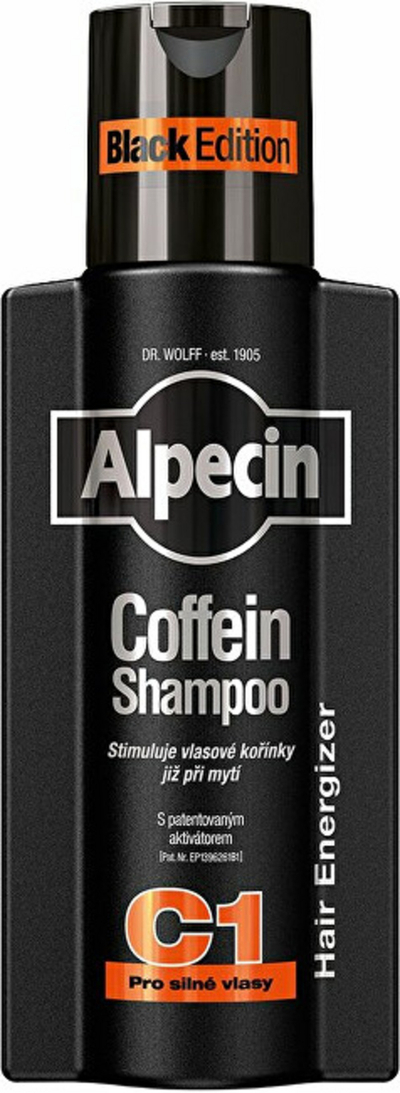 Alpecin Coffein Shampoo C1 Black Edition, 250 ml